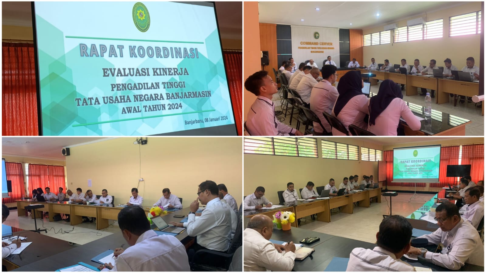 Rapat Evaluasi Kinerja Tahun 2023 Pengadilan Tinggi Tata Usaha Negara Banjarmasin